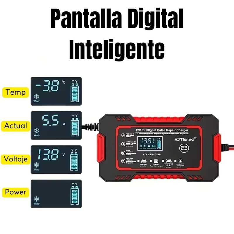 CARGADOR DE BATERIA INTELIGENTE PARA CARRO